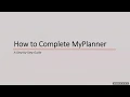 SJSU MyPlanner Tutorial