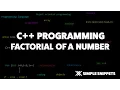 C program to Find Factorial of a Number usin Loop C programming tutorials for beginners