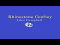 Rhinestone Cowboy (Lyrics Video) - Glen Campbell
