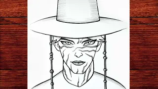 How To Draw Jinu from KPop Demon Hunters | Easy Step by Step Tutorial