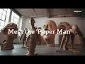 Turning cardboard into art