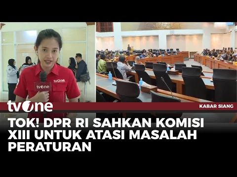 Pimpinan DPR RI Resmi Sahkan Komisi XIII Membidangi Reformasi Regulasi dan HAM