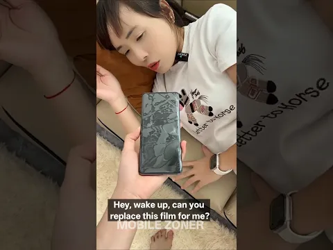 How to Apply Micro Crystalline Ceramic Film For A Curved Mobile 😱 #shorts #howto #mobile #trending