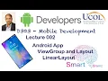 Lecture 02 - ViewGroup Layout LinearLayout