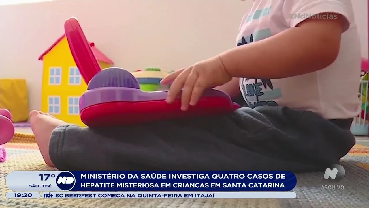 Ministério da Saúde investiga casos de hepatite misteriosa em Santa Catarina