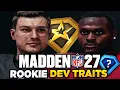 Every Rookie Dev Trait in Madden 27 Franchise