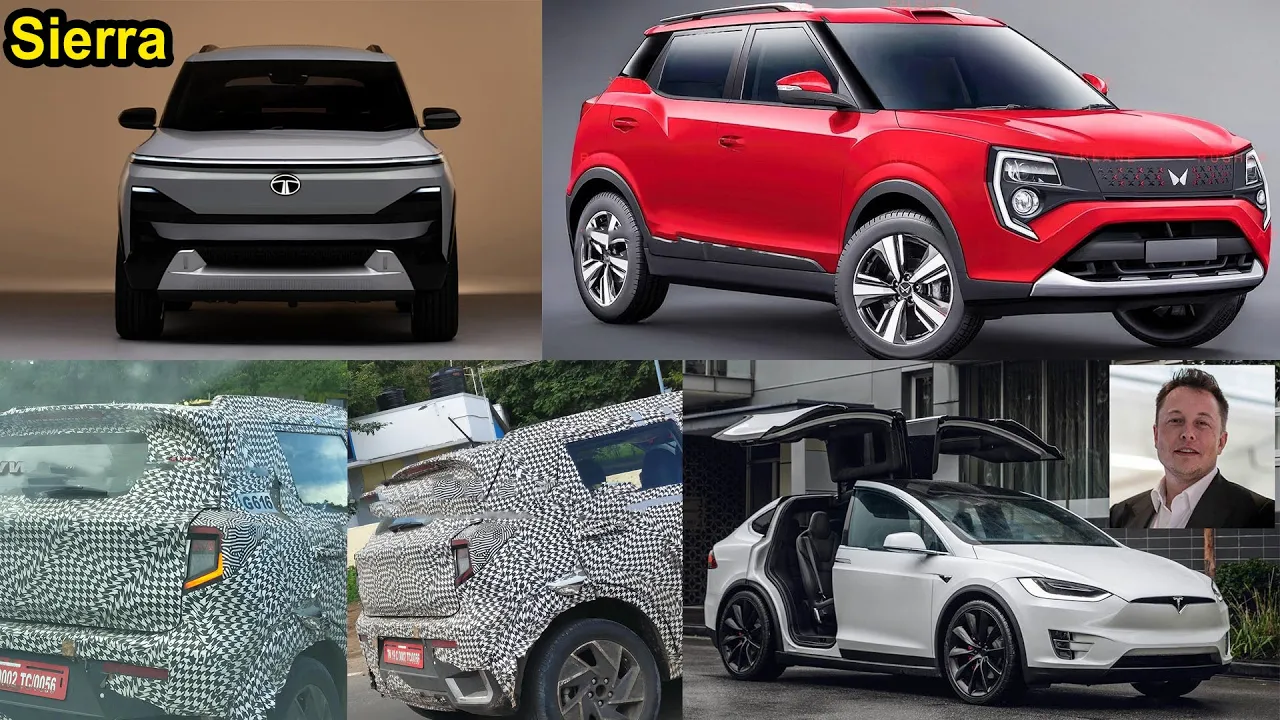Tata Sierra Launch | Upcoming Cars | Tesla 2024 | Upcoming Electric SUV | Mahindra Electric XUV700