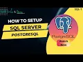 How to setup SQL Server PostgreSQL pgAdmin English SQL-1 Explained We Data