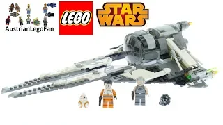 Lego Star Wars 75242 Black Ace Tie Interceptor Speed Build