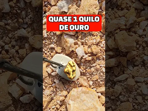 OURO ENCONTRADO EM PERMISSÃO DE LAVRA GARIMPEIRA #ouro #gold #detector #detectorismo #metaldetecting
