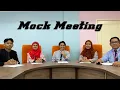 MOCK MEETING DISCUSSING ABOUT COMPANY BONDING DAY