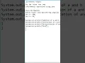 Arithmetic Operator java program