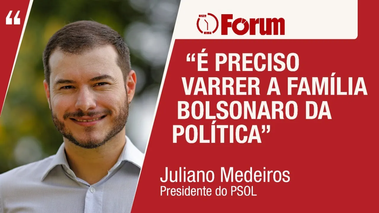 Presidente do PSOL defende tornar inelegível família Bolsonaro por fazer apologia à ditadura.