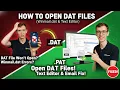How to Open DAT Files Winmail dat Text Editor