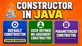 Constructors in Java Default No-Argument or User-defined Parameterized Constructors in Java