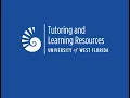 Tutoring Learning Resources Brief Overview