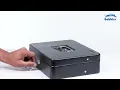 Gobbler Cash Box 3024 with add on coin tray