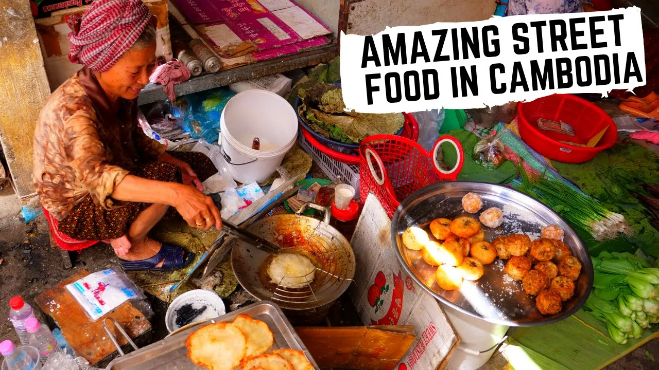 Asia's FORGOTTEN STREET FOOD | Amazing Cambodian street food in Battambang, CAMBODIA | KHMER food