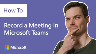 how to record a meeting in microsoft teams demo tutorial