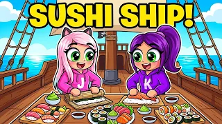 We made SUSHI on a SHIP! | Roblox: Suship