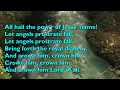 All Hail the Power of Jesus Name Tune Diadem - 3vv with for congregations