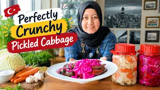 How to Make Perfectly Crunchy Pickled Cabbage at Home (Easy Turkish Method)