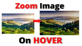 Zoom In Image on Hover Image ZoomIn Effect HTML CSS