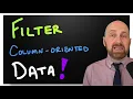 Filtering Column-oriented Data using a list of booleans as seen in Numpy Pandas R and More