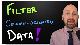 Filtering Column-oriented Data using a list of booleans as seen in Numpy Pandas R and More