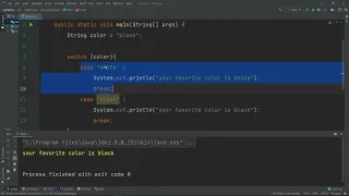 switch statement Java Basics part 4 sohar university