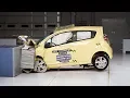 2013 Chevrolet Spark moderate overlap IIHS crash test
