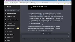 Tutorial Using ChatGPT to Schedule Generative Tweets with Python and AWS Lambdas Feb 2023