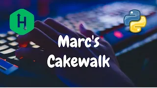 177 - Marc s Cakewalk Greedy Hackerrank Solution Python