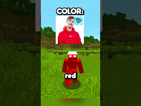 Minecraft, But I Can't Touch Your Color! 2 π«΅π«