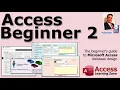 Microsoft Access Beginner Level 2 Complete FULL Course Form Design Intro to Relationships More