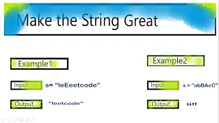 Make The String Great using Stack Leetcode 1544