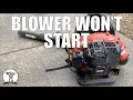 Blower Won t Start Removing the Carburetor - Replacing Fuel Line