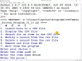 roypaulmca CSV Menu Driven Part 6 of 6