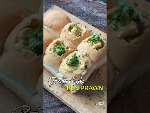 Butter Garlic Bun Prawn Sappadalama😍🔥 Must try vettule senju parunga😍😍 #cookingvideo #shorts