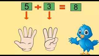 تعليم عملية الجمع للأطفال ضمن 9 و ضمن 18 