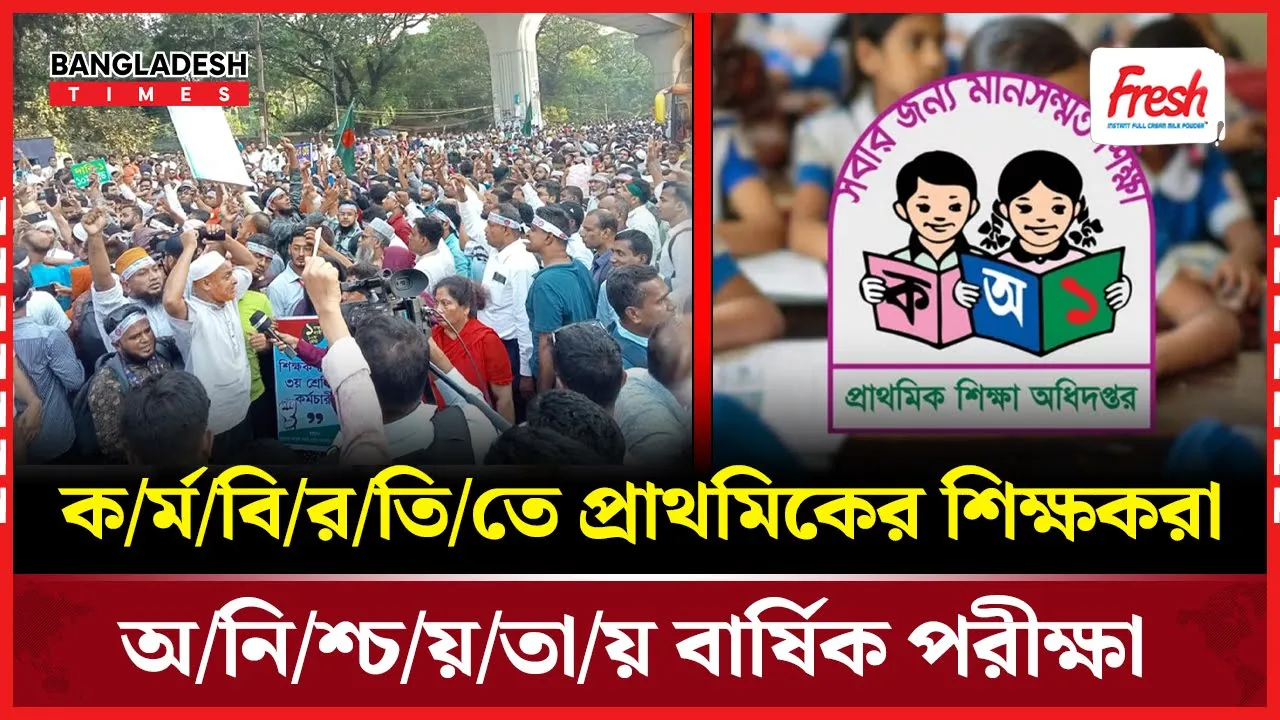 ৬৫ হাজার স্কুলে পাঠদান বন্ধ, ঝুঁকিতে প্রাথমিক শিক্ষা