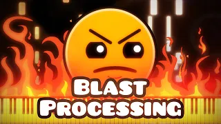 Waterflame - Blast Processing Geometry Dash lvl 17 Piano Tutorial