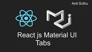 Reactjs material UI tutorial Tabs Tab Tab panel