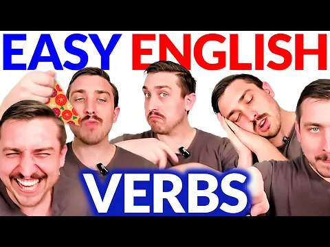 Verbos em inglês 😆 Fun and Easy Listening! 1 Hour Input compreensível em inglês Iniciante Lição