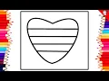 Rainbow Heart Coloring Pages for Blissful Creativity Let s Color Together