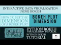 Python Bokeh Interactive Data Visualization Tutorial How To Set Dimension Of A Bokeh Plot Part 4