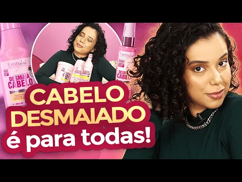 Vídeo do produto Kit Desmaia Cabelo Completo Forever Liss - Ganhe Escova Desembaraçadora