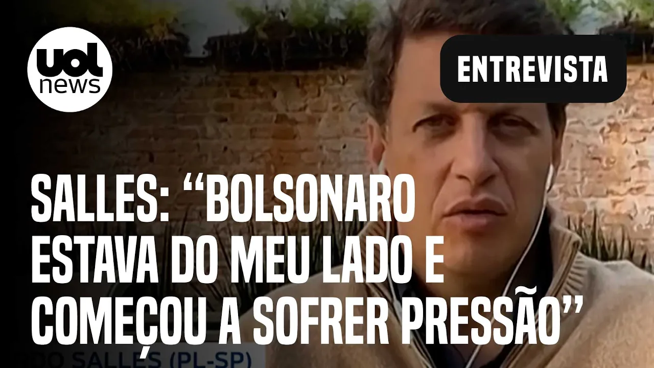Salles sobre desistência de candidatura em 2024: 'Bolsonaro estava ao meu lado, mas sofreu pressão'