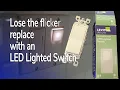Leviton Decora LED Lighted Switch L5611-2LW (Step-by-Step)