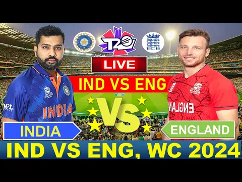 Download MP3 🔴Live: INDIA vs ENGLAND T20 WC 2024 Live Cricket Match Today | IND vs ENG | #indvseng  #cricketlive